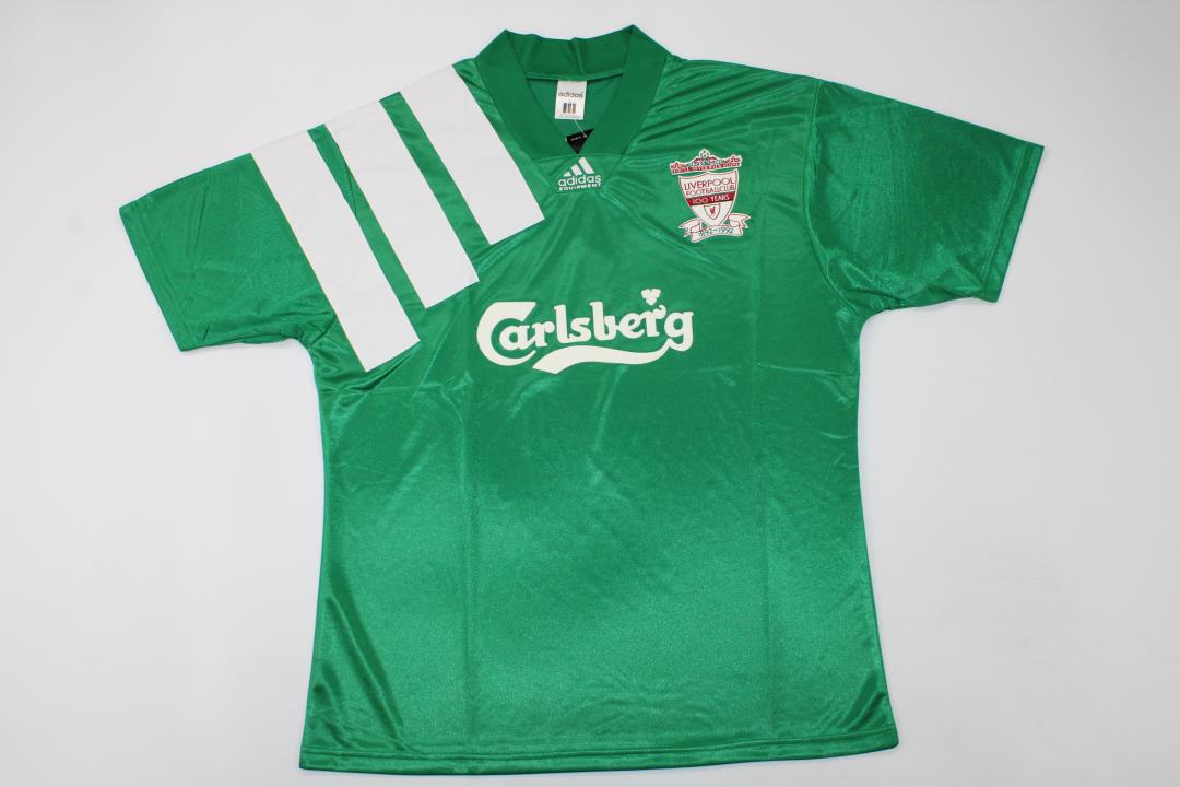 AAA Quality Liverpool 92/93 Away Green Soccer Jersey